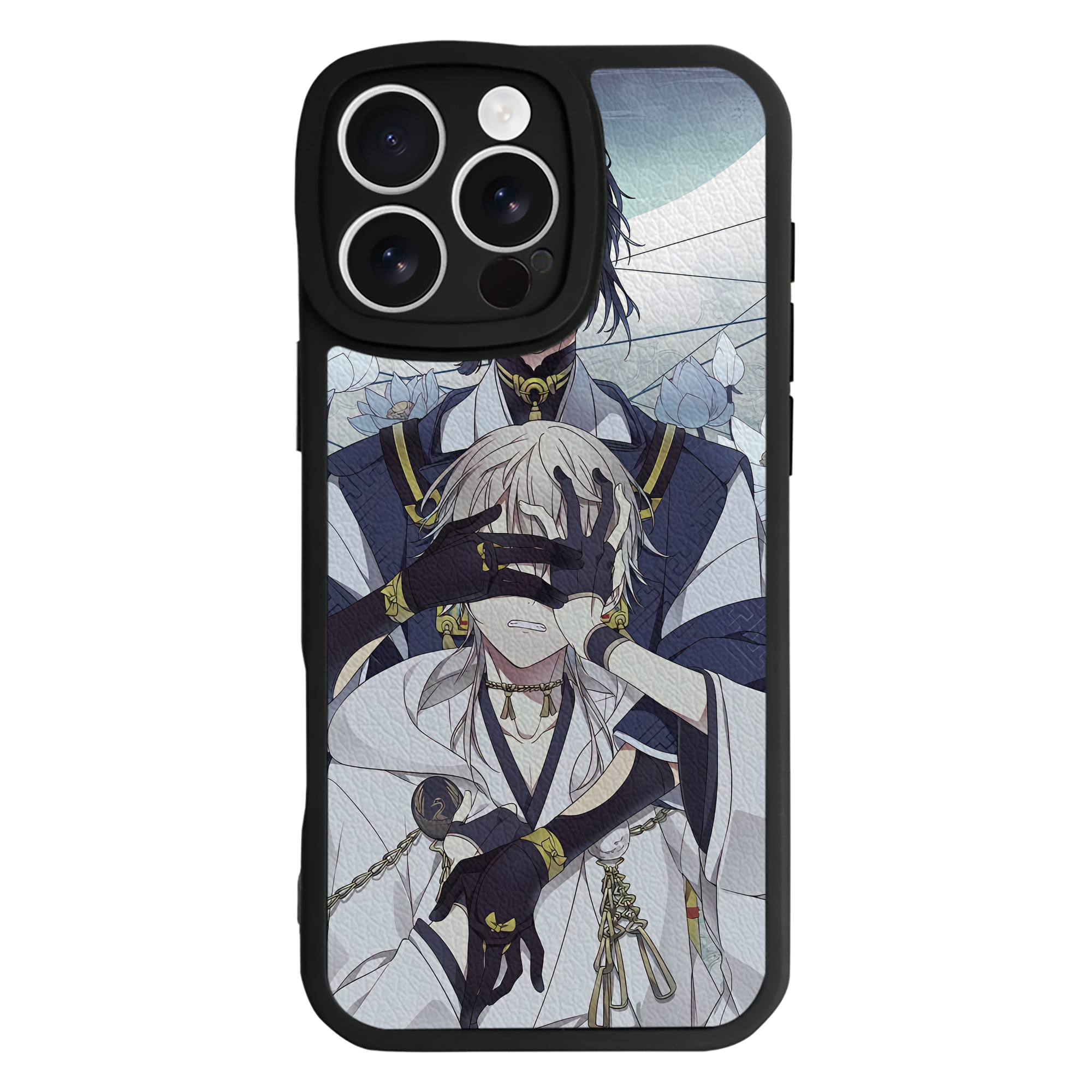 （画像用） 刀剣乱舞 Touken Ranbu 【iPhone 16シリーズ対応】シリコンスマホケース（レザー調） 材質：シリコン
